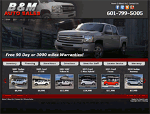 Tablet Screenshot of bandmautosales.com